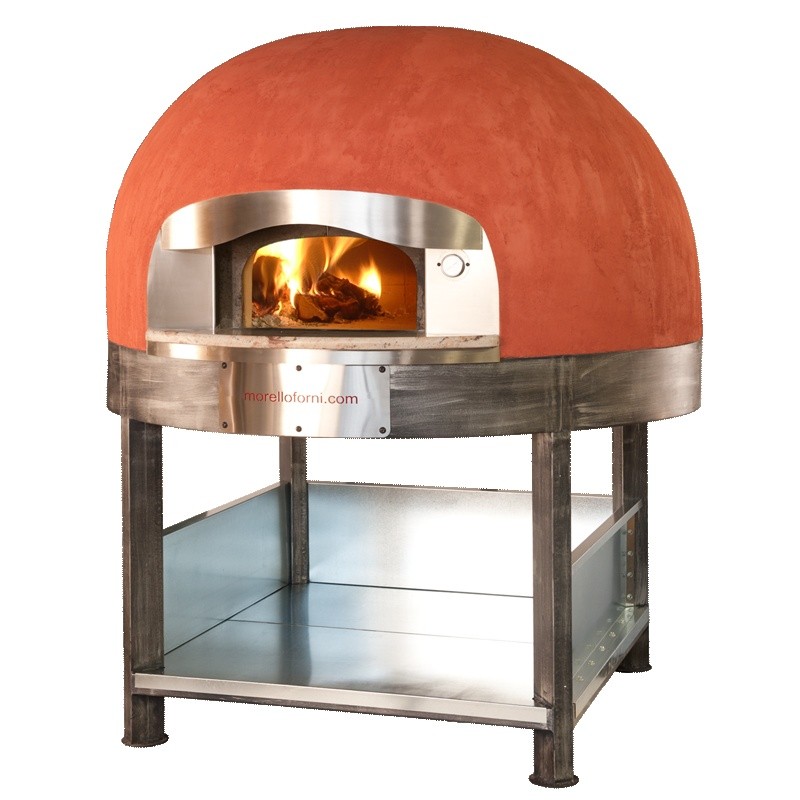 Four à bois 2 pizzas cupole base MORELLO FORNI