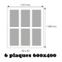 Four a sole modulaire 6plaques 600x400mm VAPEUR ED SALVA
