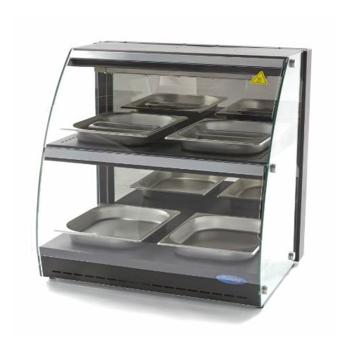 Vitrine Chauffante - 2 Étages Fermé - 4x 1/2 GN PROMO