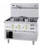 Wok asiatique 3Tiroirs 3Brûleurs Ø290mm et Ø230mm BERTRAND