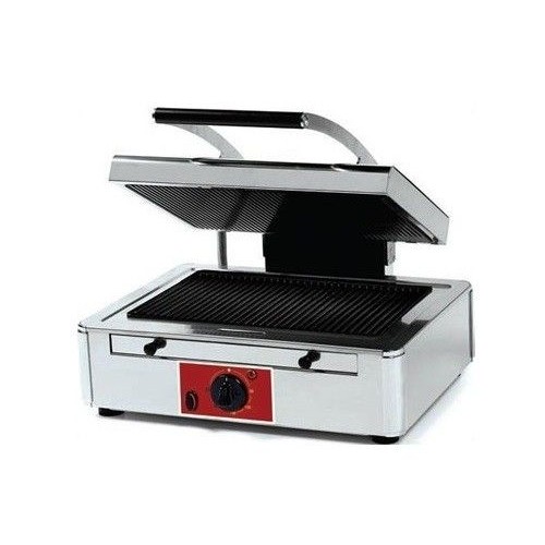Appareil à panini vitrocéramique rainurée simple ROLLER GRILL