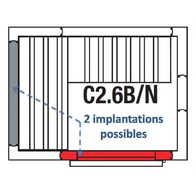 Chambre froide (C2.6B/N)