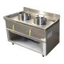 Wok asiatique Gaz à poser 2 Brûleurs Turbo Ø290mm BERTRAND