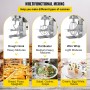 Mélangeur de Pâtisserie Professionnel à 3Vitesses VEVOR